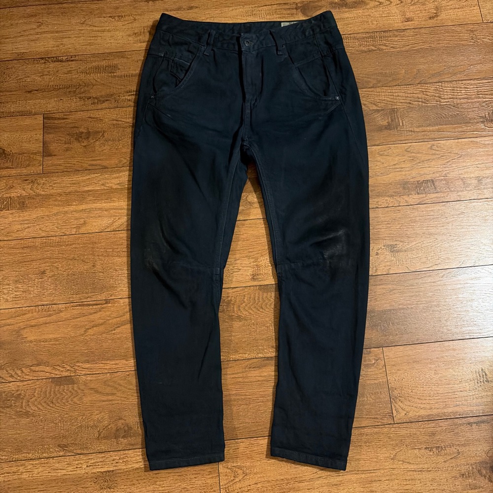 Diesel Womens Fayza Relaxed Boyfriend Jeans Dark Blue Wash 26 Low Waist 0816V